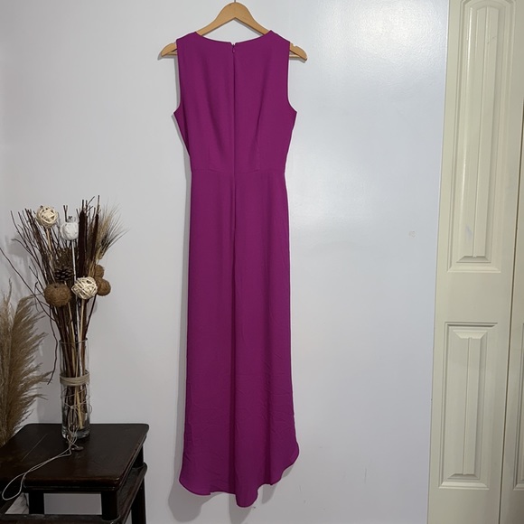 BCBG MAXAZRIA WOMEN’S HIGH LOW PURPLE DRESS - Picture 5 of 8